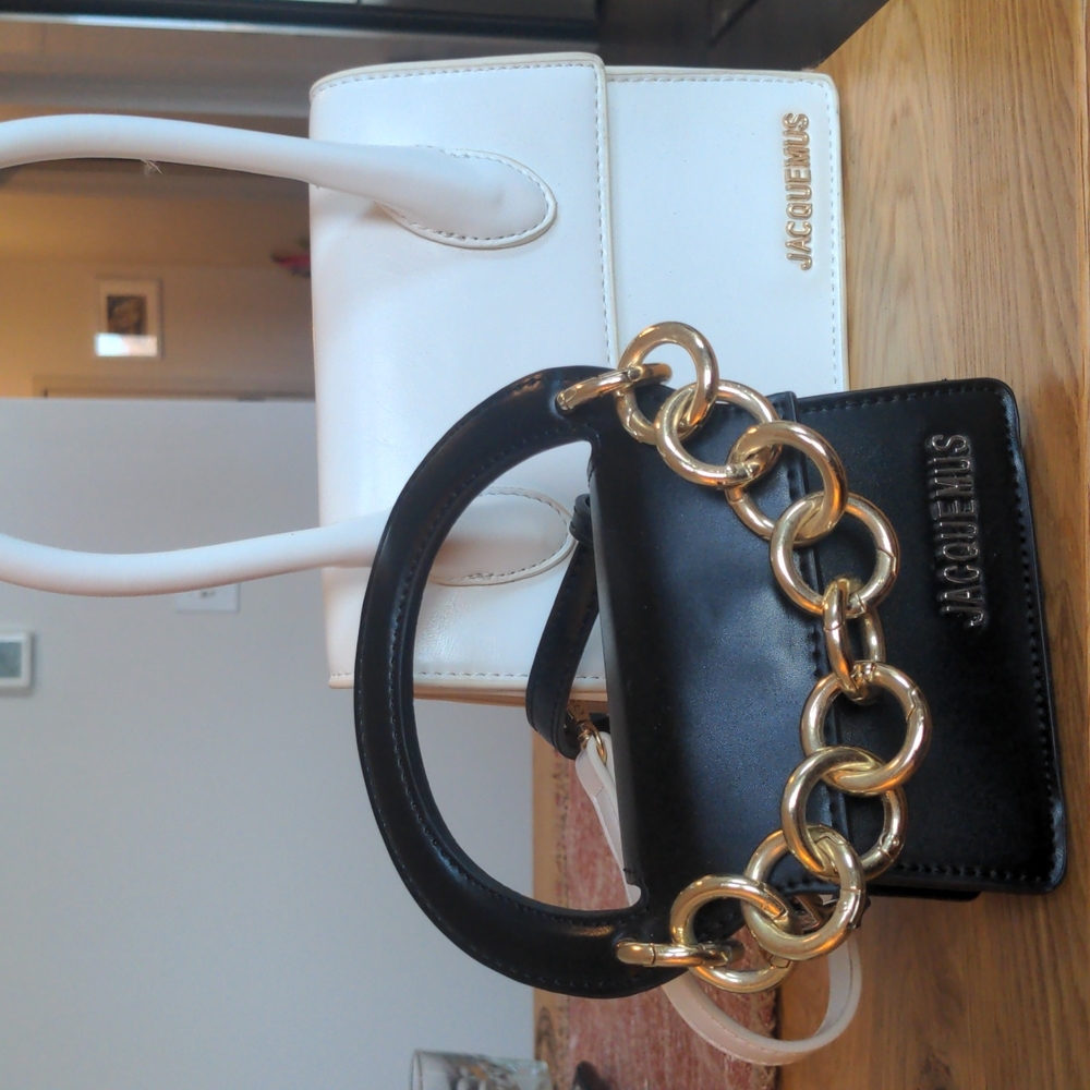 Bag Set - White & Black mini bag